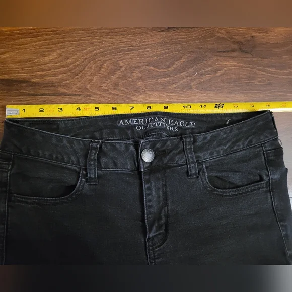 American Eagle Black Jeggings - Picture 3 of 4